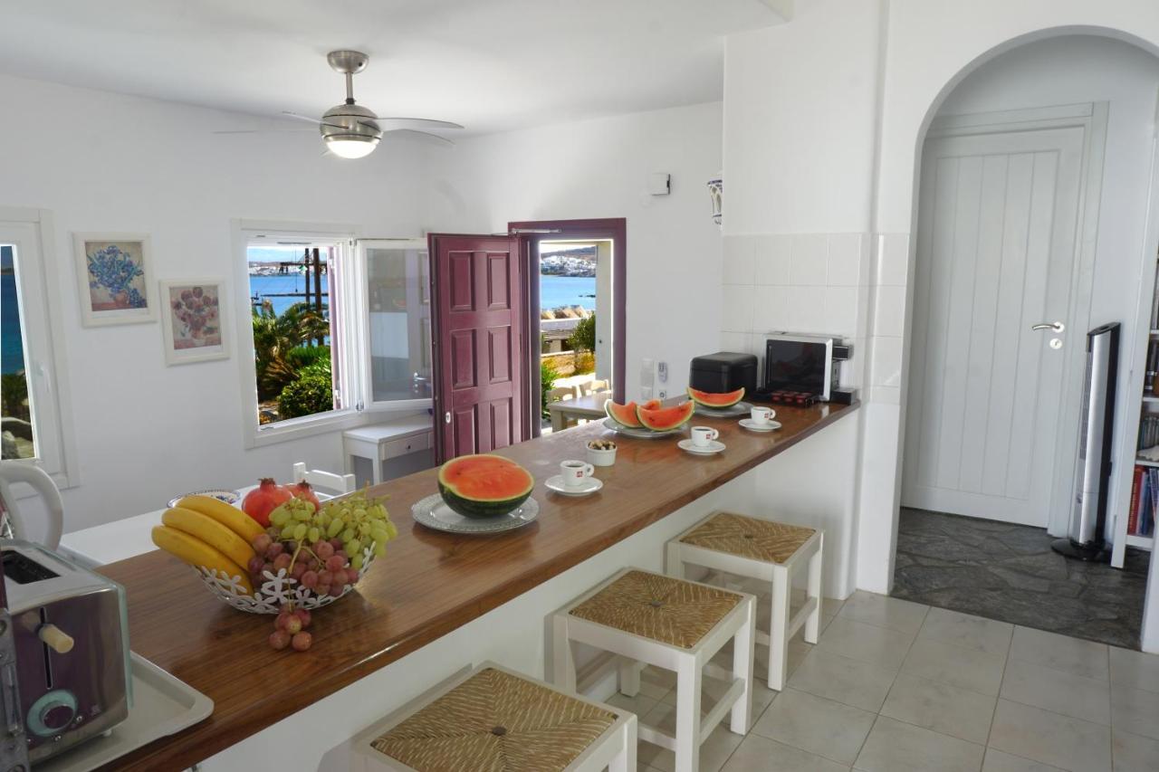 Playera Bungalow G Sea View Naousa  Bagian luar foto