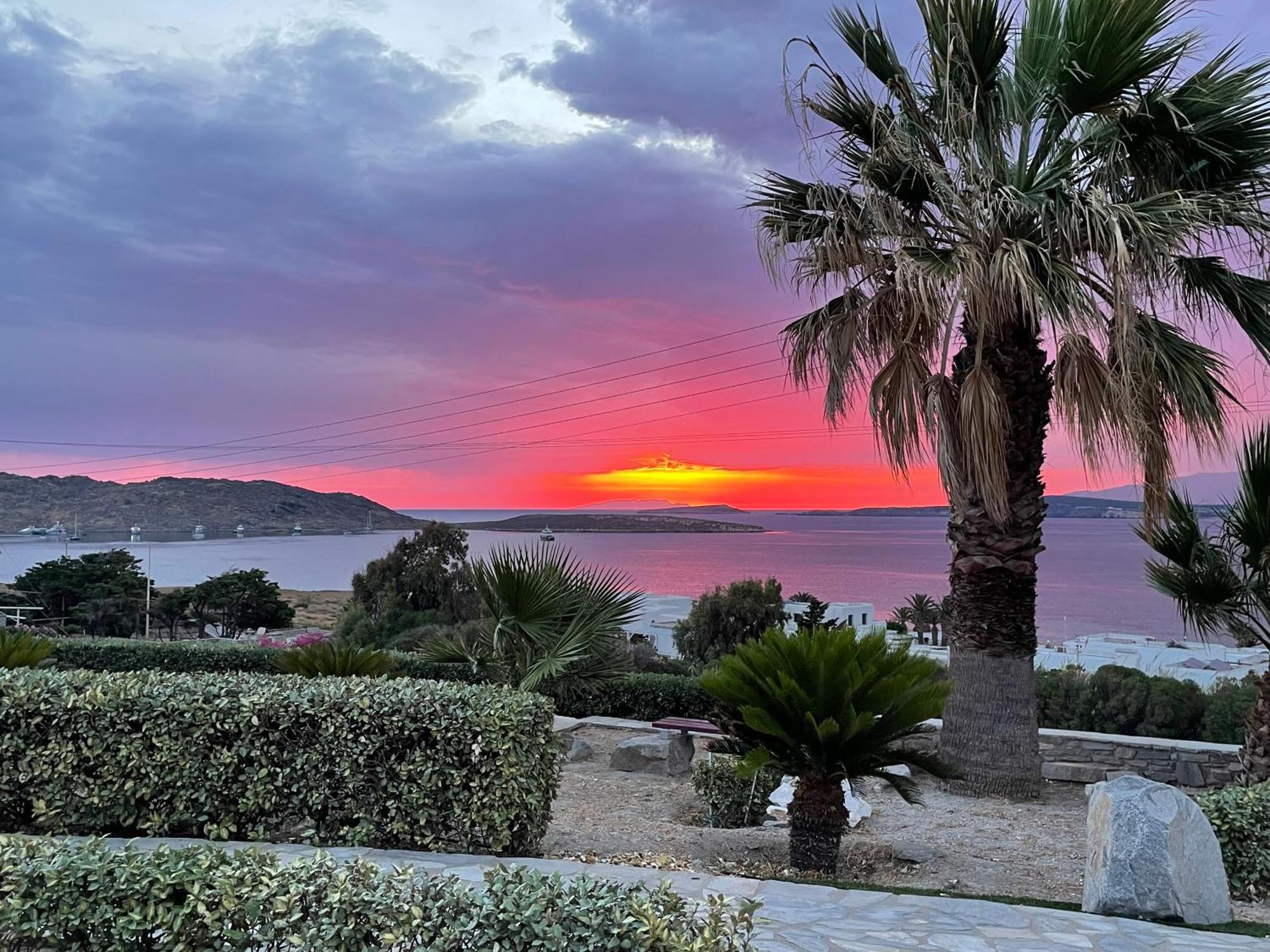 Playera Bungalow G Sea View Naousa  Bagian luar foto