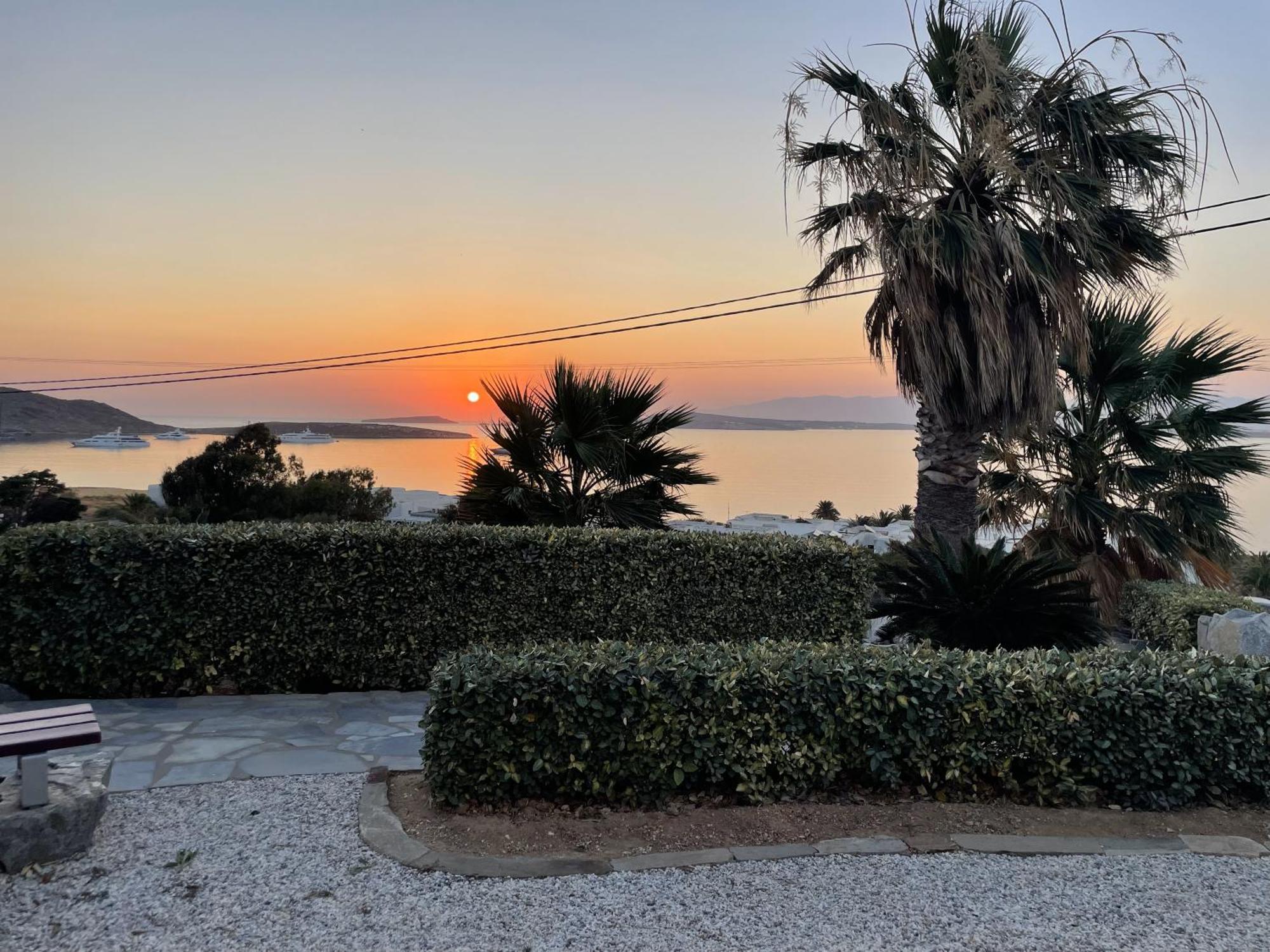 Playera Bungalow G Sea View Naousa  Bagian luar foto